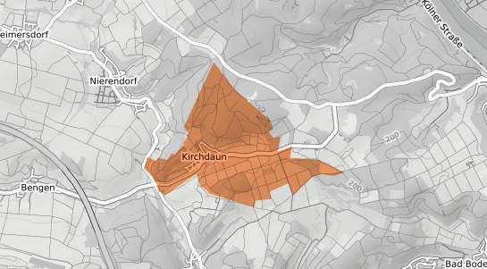 Mietspiegelkarte Bad Neuenahr Ahrweiler Kirchdaun